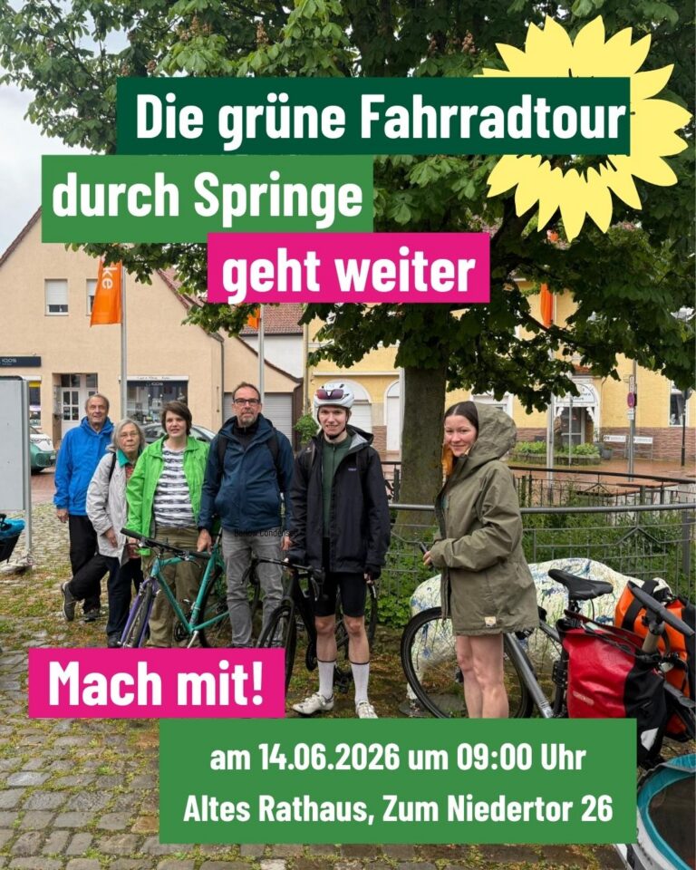 Die grüne Fahrradtour durch Springe geht weiter